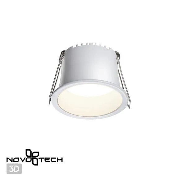 NOVOTECH 359232 SPOT NT23 282 белый Светильник встраиваемый светодиодный IP20 LED 6W 220V 360Лм 3000К TRAN, изображение 5
