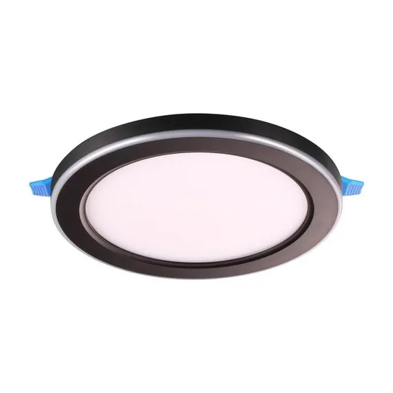 NOVOTECH 359021 SPOT NT23 299 черный Светильник встраиваемый светодиодный (три сценария работы) IP20 LED 3000К 12W+4W 100-265V 1120Лм SPAN