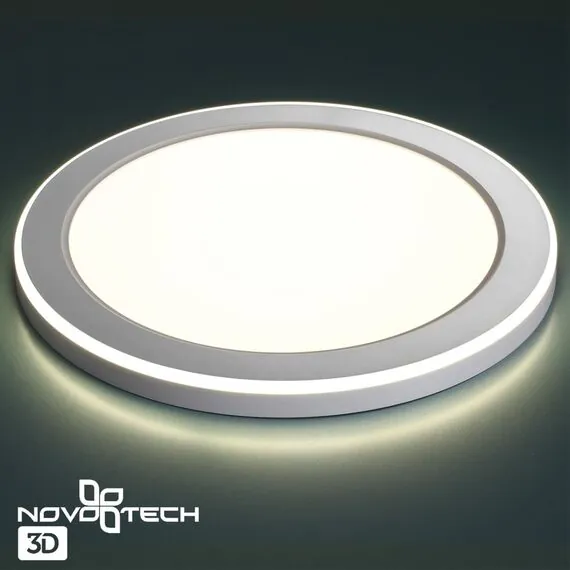 NOVOTECH 359016 SPOT NT23 296 белый Светильник встраиваемый светодиодный (три сценария работы) IP20 LED 4000К 18W+6W 100-265V 1680Лм SPAN, изображение 5