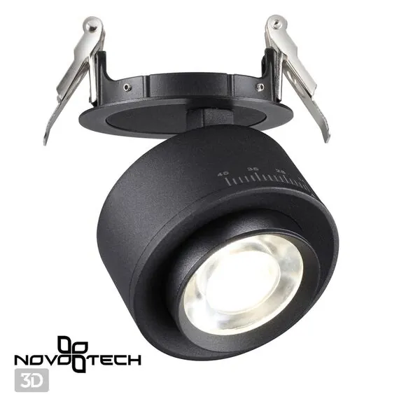 NOVOTECH 358944 SPOT NT22 266 черный Светильник встраиваемый светодиодный IP20 LED 4000К 18W 220V EDDY, изображение 5