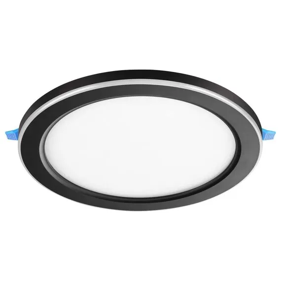 NOVOTECH 359023 SPOT NT23 299 черный Светильник встраиваемый светодиодный (три сценария работы) IP20 LED 3000К 18W+6W 100-265V 1680Лм SPAN