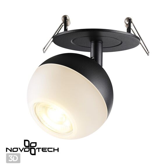 NOVOTECH 370817 SPOT NT22 308 черный Светильник встраиваемый IP20 GU10 9W 220V GARN, изображение 5