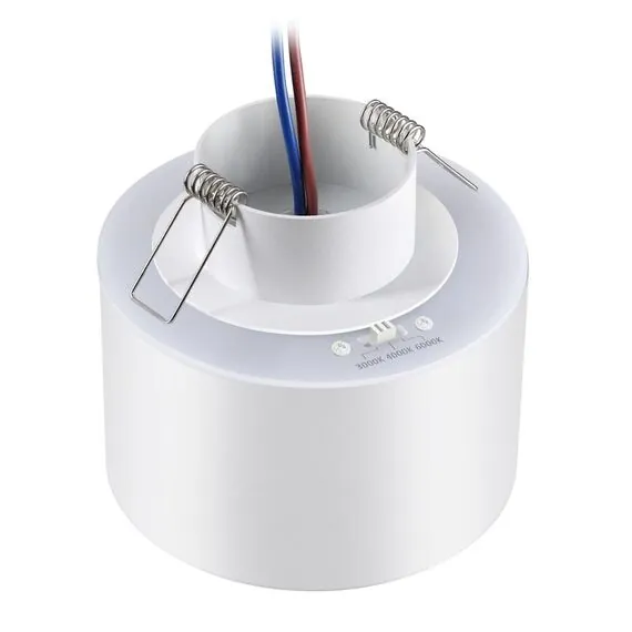 NOVOTECH 358961 SPOT NT22 272 белый Светильник встраиваемый с переключ. цв. температуры IP20 LED 3000К\4000К\6000К 12W вниз + 3W вверх 110-265V GIRO, изображение 5