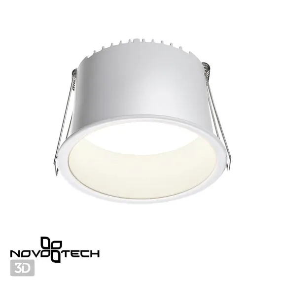 NOVOTECH 359236 SPOT NT23 282 белый Светильник встраиваемый светодиодный IP20 LED 12W 220V 840Лм 3000К TRAN, изображение 5