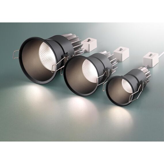 NOVOTECH 358911 SPOT NT22 268 черный Встраиваемый светодиодный светильник с переключателем цветовой температуры IP20 LED 3000К\4000К\6000К 18W 220V LANG, изображение 5