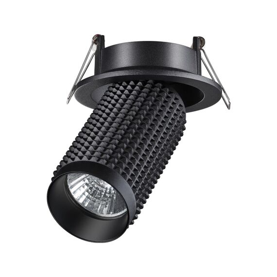 NOVOTECH 370745 SPOT NT21 250 черный Светильник встраиваемый IP20 GU10 50W 220V MAIS