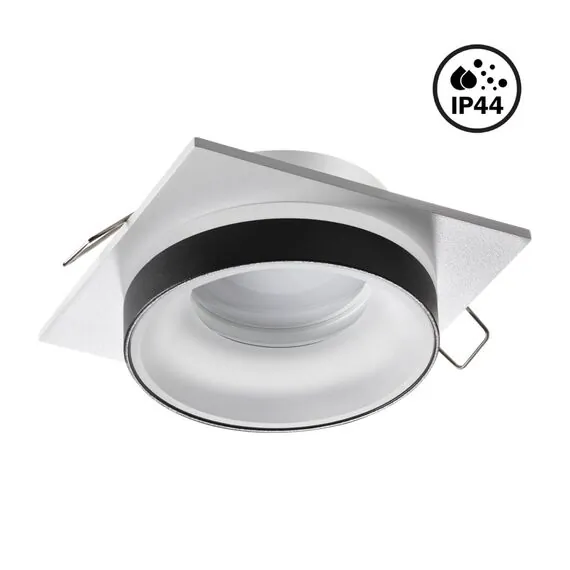 NOVOTECH 370788 SPOT NT21 334 белый/черный Светильник встраиваемый влагозащищенный IP44 GU10 9W 220V WATER