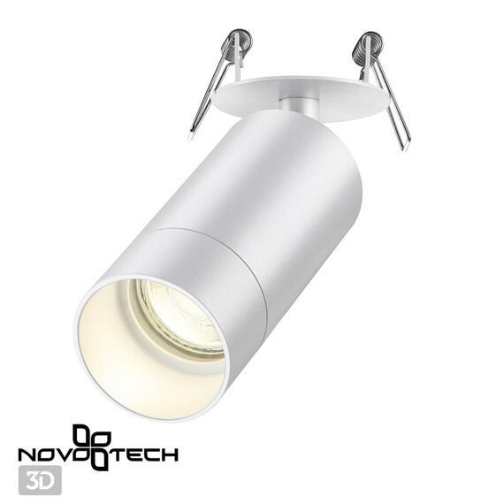 NOVOTECH 370872 SPOT NT22 310 белый Светильник встраиваемый IP20 GU10 9W 220V SLIM, изображение 3