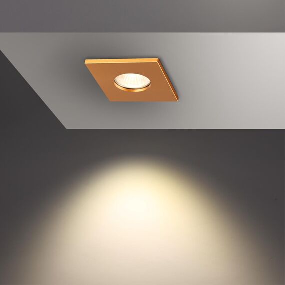 NOVOTECH 370807 SPOT NT22 287 матовое золото Светильник встраиваемый влагозащищенный IP44 GU10 50W 220V AQUA, изображение 3