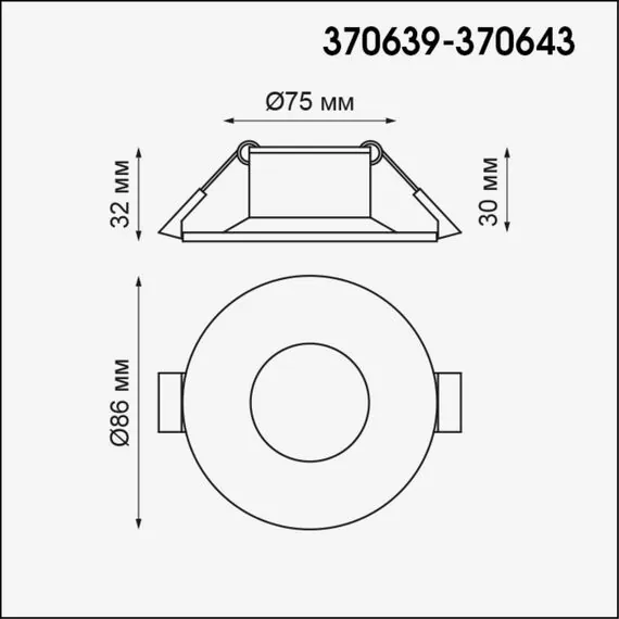 NOVOTECH 370641 SPOT NT19 286 золото Встраиваемый светильник IP20 GU10 50W 220V METIS, изображение 2