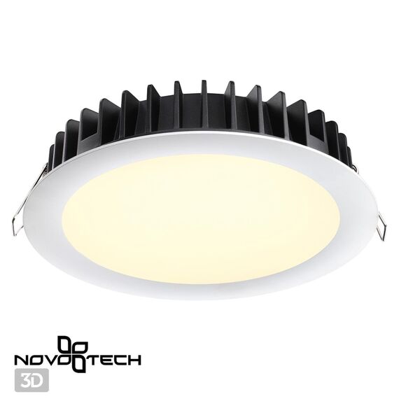 NOVOTECH 358955 SPOT NT22 270 белый Встраиваемый светодиодный светильник с переключателем цветовой температуры IP20 LED 3000К\4000К\6000К 20W 220V LANTE, изображение 5
