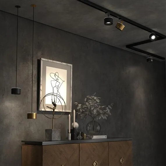 NOVOTECH 358966 SPOT NT22 272 бронза св. Светильник встраиваемый с перекл. цв. температуры, провод 2м IP20 LED 3000К\4000К\6000К 12W вниз + 3W вверх 110-265V G, изображение 3