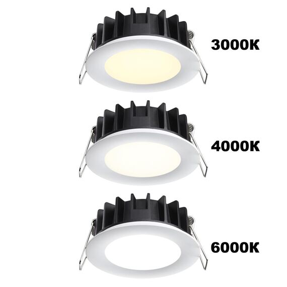 NOVOTECH 358955 SPOT NT22 270 белый Встраиваемый светодиодный светильник с переключателем цветовой температуры IP20 LED 3000К\4000К\6000К 20W 220V LANTE, изображение 4