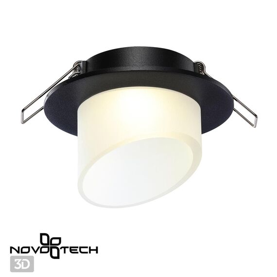 NOVOTECH 370896 SPOT NT22 318 черный Светильник встраиваемый IP20 GU10 9W 220V LIRIO, изображение 3