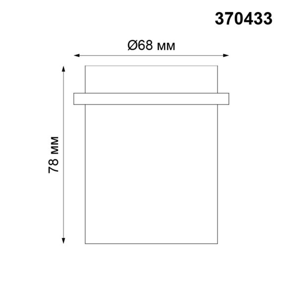 NOVOTECH 370433 SPOT NT19 323 черный Встраиваемый светильник IP20 GU10 50W 220V BUTT, изображение 2