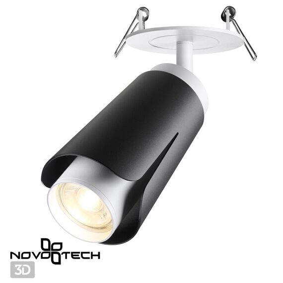 NOVOTECH 370832 SPOT NT22 315 черный Светильник встраиваемый IP20 GU10 9W 220V TULIP, изображение 4