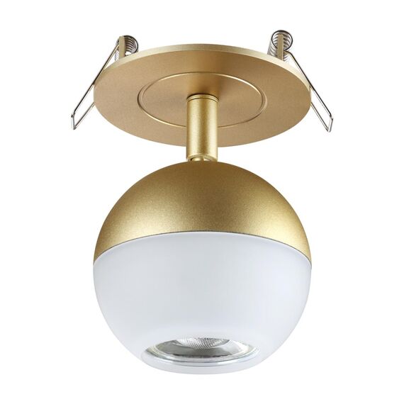 NOVOTECH 370819 SPOT NT22 308 матовое золото Светильник встраиваемый IP20 GU10 9W 220V GARN, изображение 5