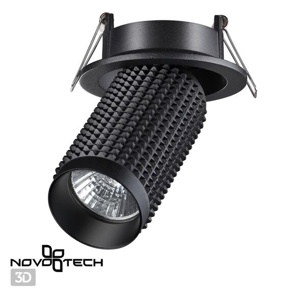 NOVOTECH 370745 SPOT NT21 250 черный Светильник встраиваемый IP20 GU10 50W 220V MAIS, изображение 4