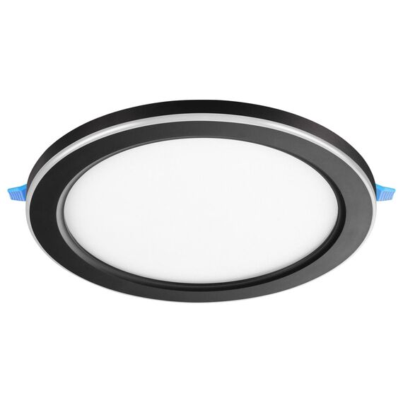 NOVOTECH 359023 SPOT NT23 299 черный Светильник встраиваемый светодиодный (три сценария работы) IP20 LED 3000К 18W+6W 100-265V 1680Лм SPAN