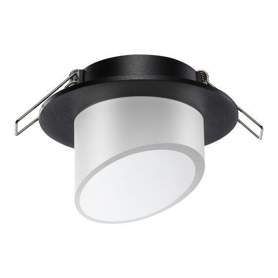 NOVOTECH 370896 SPOT NT22 318 черный Светильник встраиваемый IP20 GU10 9W 220V LIRIO