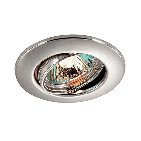 NOVOTECH 369694 SPOT NT12 346 никель Встраиваемый ПВ светильник IP20 GX5.3 50W 12V CLASSIC