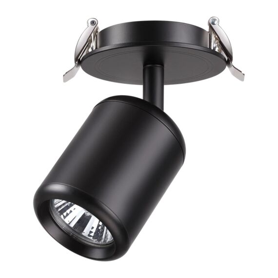 NOVOTECH 370451 SPOT NT19 316 черный Встраиваемый светильник IP20 GU10 50W 220V PIPE
