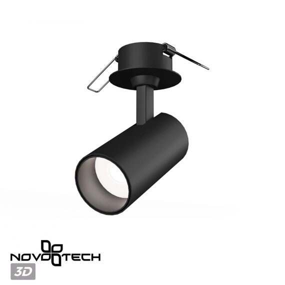 NOVOTECH 359226 SPOT NT23 267 черный Светильник встраиваемый светодиодный IP20 LED 15W 220V 1440Лм 4000К SELENE, изображение 4