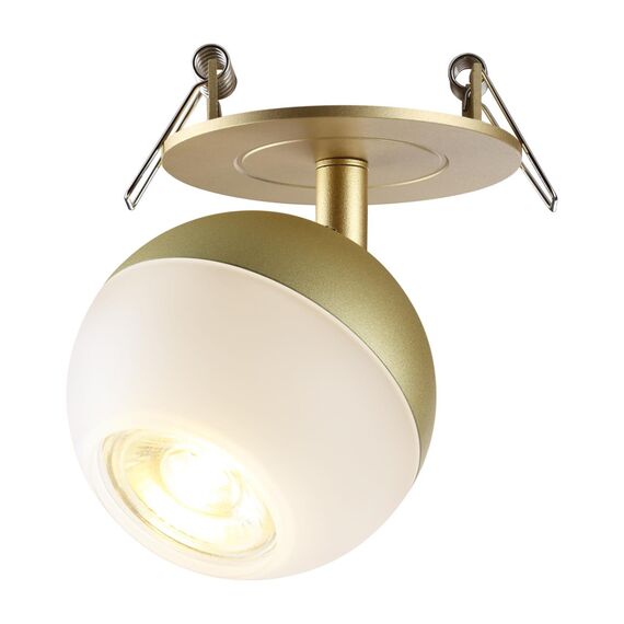 NOVOTECH 370819 SPOT NT22 308 матовое золото Светильник встраиваемый IP20 GU10 9W 220V GARN, изображение 3