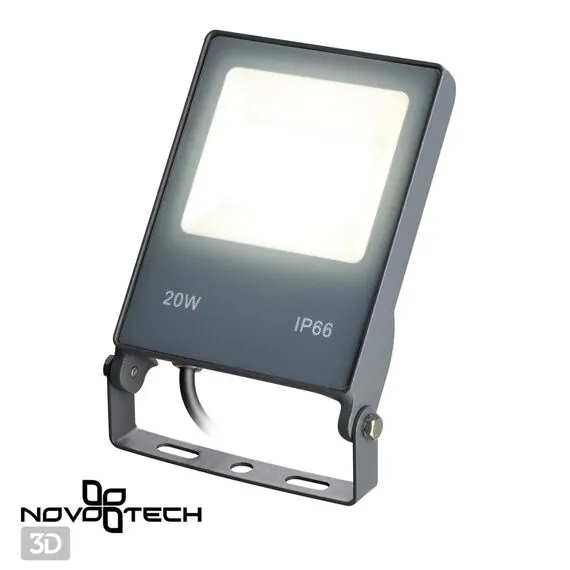 NOVOTECH 358577 STREET NT21 393 темно-серый Ландшафтный светильник  IP66 LED 4000K 20W 100-300V ARMIN, изображение 4