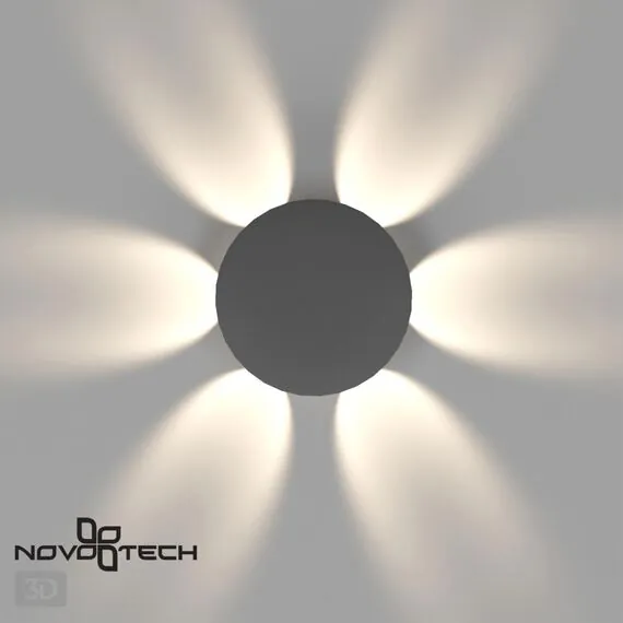NOVOTECH 358463 STREET NT20 377 темно-серый  Ландшафтный настенный светильник IP54 LED 4000K 6W 85-265V CALLE, изображение 5