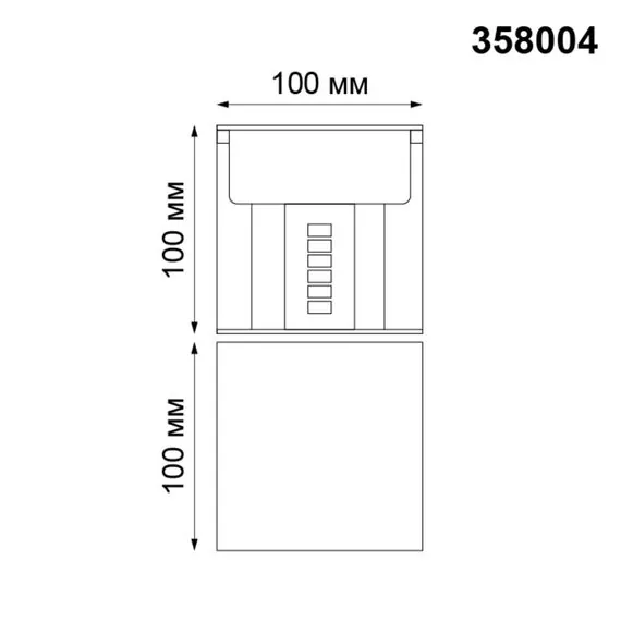 NOVOTECH 358004 STREET NT19 388 темно-серый Ландшафтный светильник IP54 LED 3000К 2*3W 85-265V KAIMAS, изображение 2