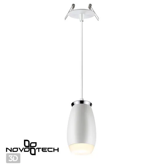 NOVOTECH 370912 SPOT NT22 331 белый/хром Светильник встраиваемый влагозащищенный IP44 GU10 9W 220V GENT, изображение 4