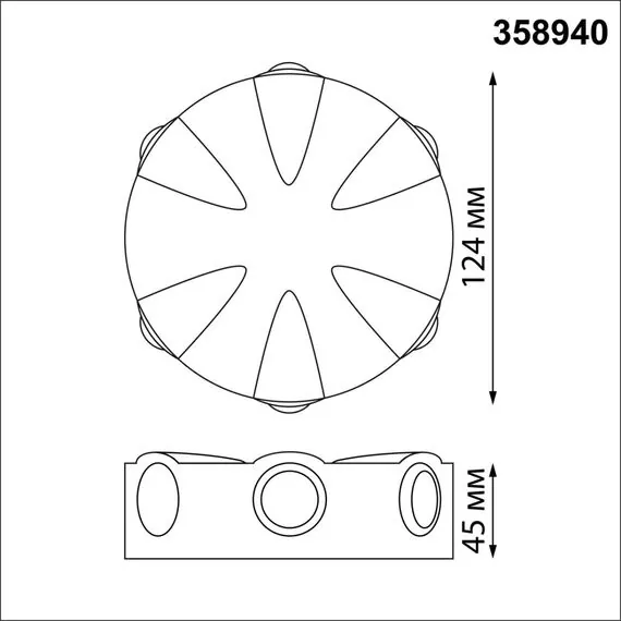 NOVOTECH 358940 STREET NT22 373 белый Светильник ландшафтный светодиодный IP54 LED 4000К 6W 85-265V CALLE, изображение 2