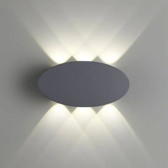 NOVOTECH 358563 STREET NT21 378 темно-серый Ландшафтный настенный светильник IP54 LED 4000K 6W 85-265V CALLE, изображение 4