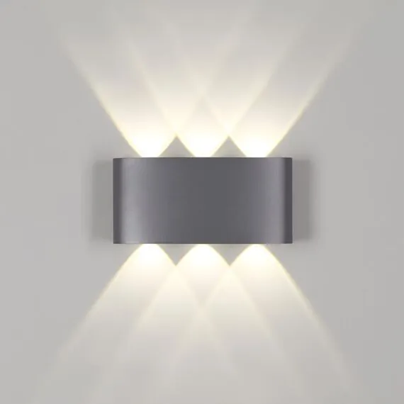 NOVOTECH 358460 STREET NT20 376 темно-серый  Ландшафтный настенный светильник IP54 LED 4000K 6W 85-265V CALLE, изображение 4