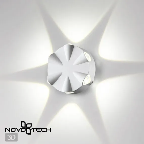 NOVOTECH 358940 STREET NT22 373 белый Светильник ландшафтный светодиодный IP54 LED 4000К 6W 85-265V CALLE, изображение 6