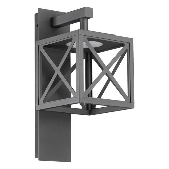 NOVOTECH 358447 STREET NT20 364 темно-серый Ландшафтн.настен.светильник IP54 LED 4000K 10W 100-240V DANTELA