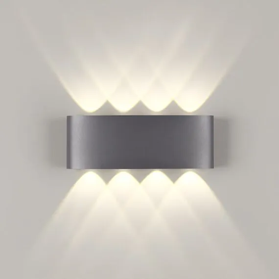 NOVOTECH 358461 STREET NT20 376 темно-серый  Ландшафтный настенный светильник IP54 LED 4000K 8W 85-265V CALLE, изображение 4