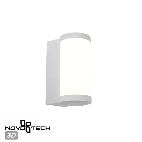 NOVOTECH 359299 STREET NT24 000 белый Светильник ландшафтный настенный IP65 LED 6W 4000K 180-265V OPAL, изображение 5