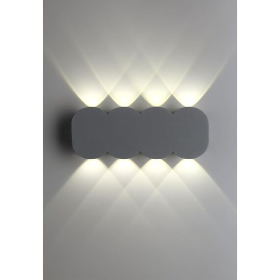 NOVOTECH 358561 STREET NT21 374 темно-серый Ландшафтный настенный светильник IP54 LED 4000K 8W 85-265V CALLE, изображение 4