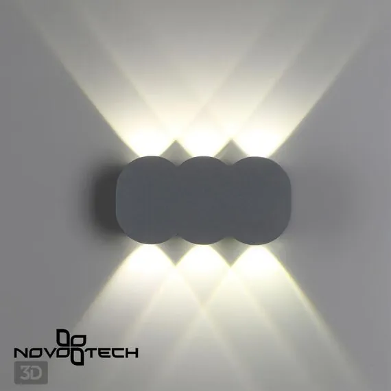 NOVOTECH 358560 STREET NT21 374 темно-серый Ландшафтный настенный светильник IP54 LED 4000K 6W 85-265V CALLE, изображение 5