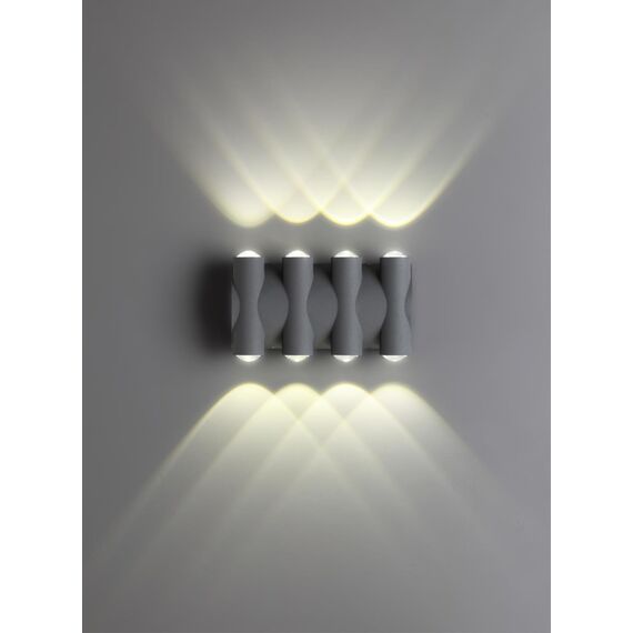 NOVOTECH 358568 STREET NT21 374 темно-серый Ландшафтный настенный светильник IP54 LED 4000K 8W 85-265V CALLE, изображение 3