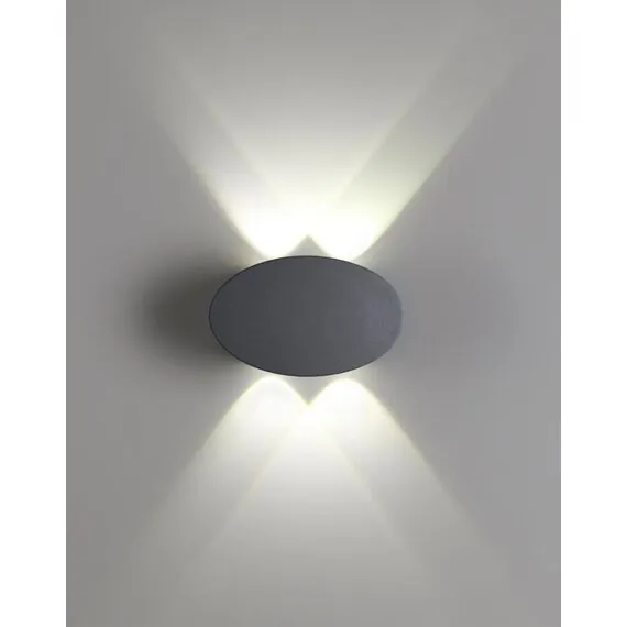 NOVOTECH 358562 STREET NT21 378 темно-серый Ландшафтный настенный светильник IP54 LED 4000K 4W 85-265V CALLE, изображение 3