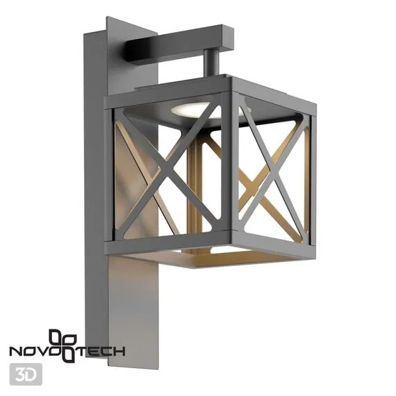 NOVOTECH 358447 STREET NT20 364 темно-серый Ландшафтн.настен.светильник IP54 LED 4000K 10W 100-240V DANTELA, изображение 5