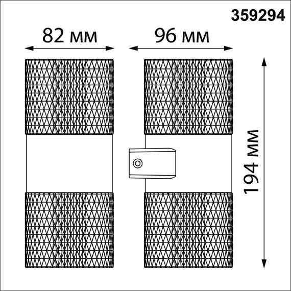 NOVOTECH 359294 STREET NT24 000 черный Светильник ландшафтный настенный IP65 LED 14W 4000K  175-265V ESTIMA, изображение 2