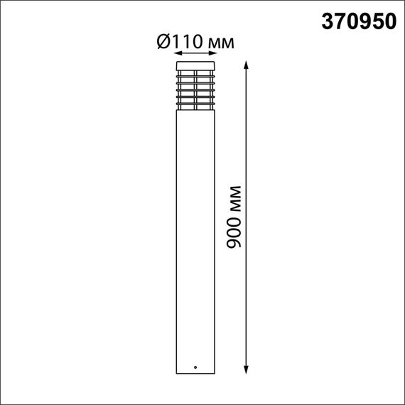 NOVOTECH 370950 STREET NT23 353 темно-серый Светильник ландшафтный IP54 E27 15W 220-240V COVER, изображение 2