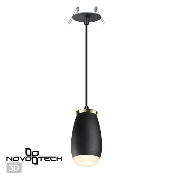 NOVOTECH 370913 SPOT NT22 331 черный/золото Светильник встраиваемый влагозащищенный IP44 GU10 9W 220V GENT, изображение 5