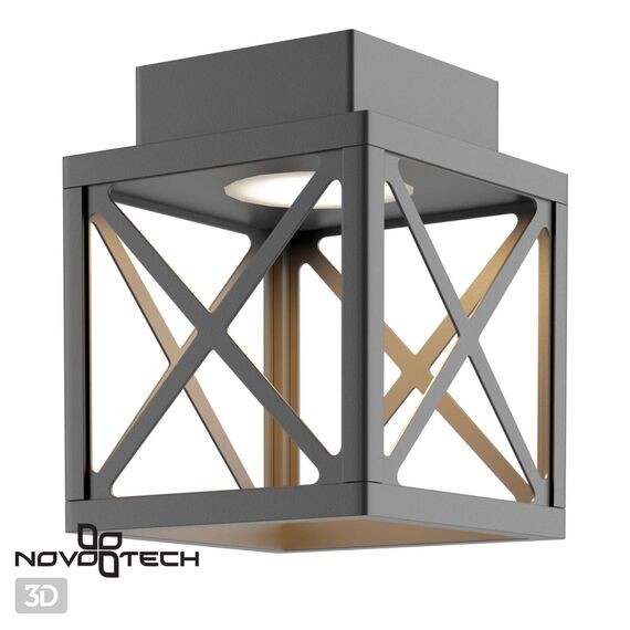 NOVOTECH 358449 STREET NT20 364 темно-серый Ландшафтн.потолочн.светильник IP54 LED 4000K 10W 100-240V DANTELA, изображение 5