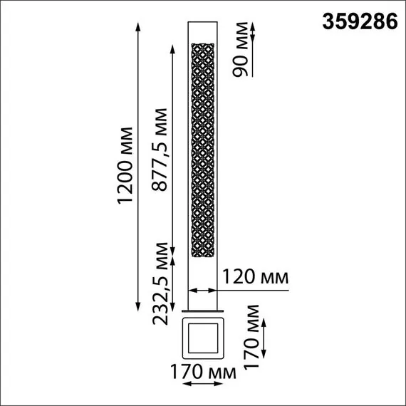 NOVOTECH 359286 STREET NT24 000 черный Светильник ландшафтный IP65 LED 15W 4000K 100-277V NETZ, изображение 2