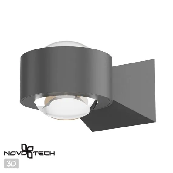 NOVOTECH 358154 STREET NT19 376 темно-серый Ландшафтный настен.светильник IP54 LED 4000K 6W 85 - 265V CALLE, изображение 5